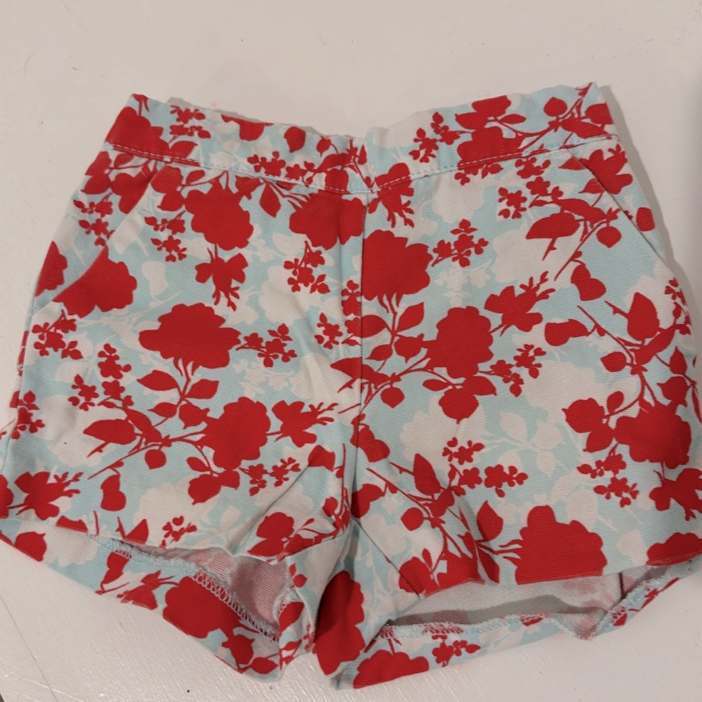 12-18 mo red blue and white shorts Janie & jack